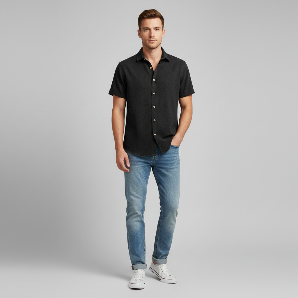 Men's Casual Summer Shirt | Elegant Leisure Blouse