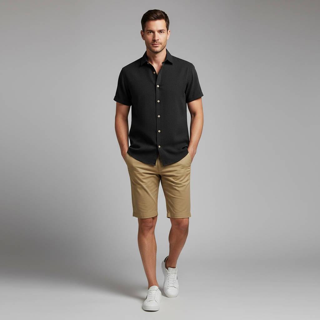 Men's Casual Summer Shirt | Elegant Leisure Blouse
