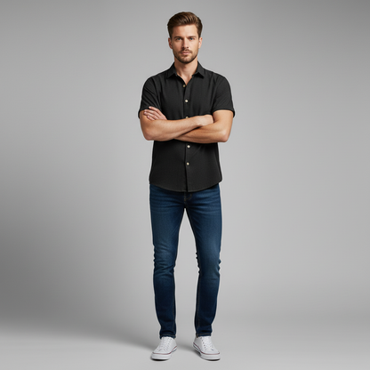 Men's Casual Summer Shirt | Elegant Leisure Blouse