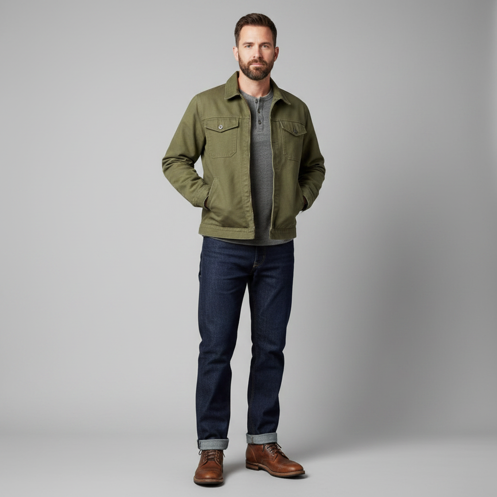 Men's Lace-Up Ankle Boots | Durable Work Footwear