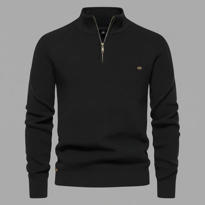 Men's Slim Fit Half-Zip Sweater | Knitted Jumper