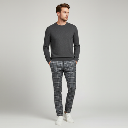 Sasha Checked Chino Pants | Men's Pants